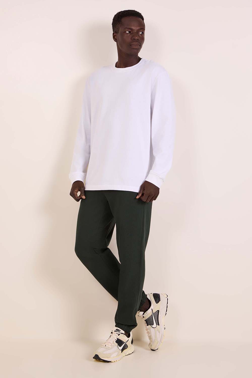 Heavyweight Cotton Jersey Long-Sleeve Shirt